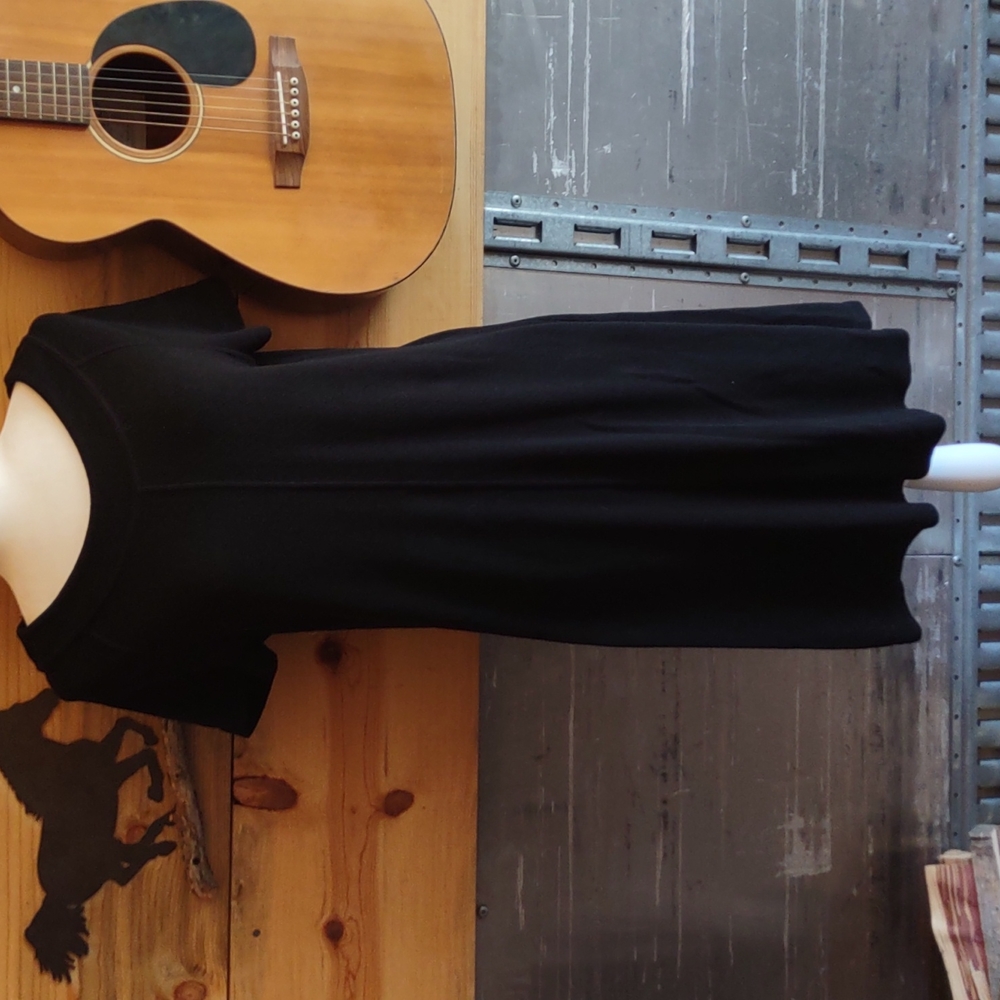 Territory Ahead Black Midi Dress
